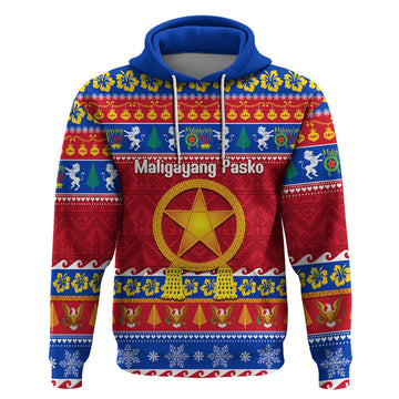 Custom Philippines Christmas Hoodie Filipino Parol Maligayang Pasko LT14