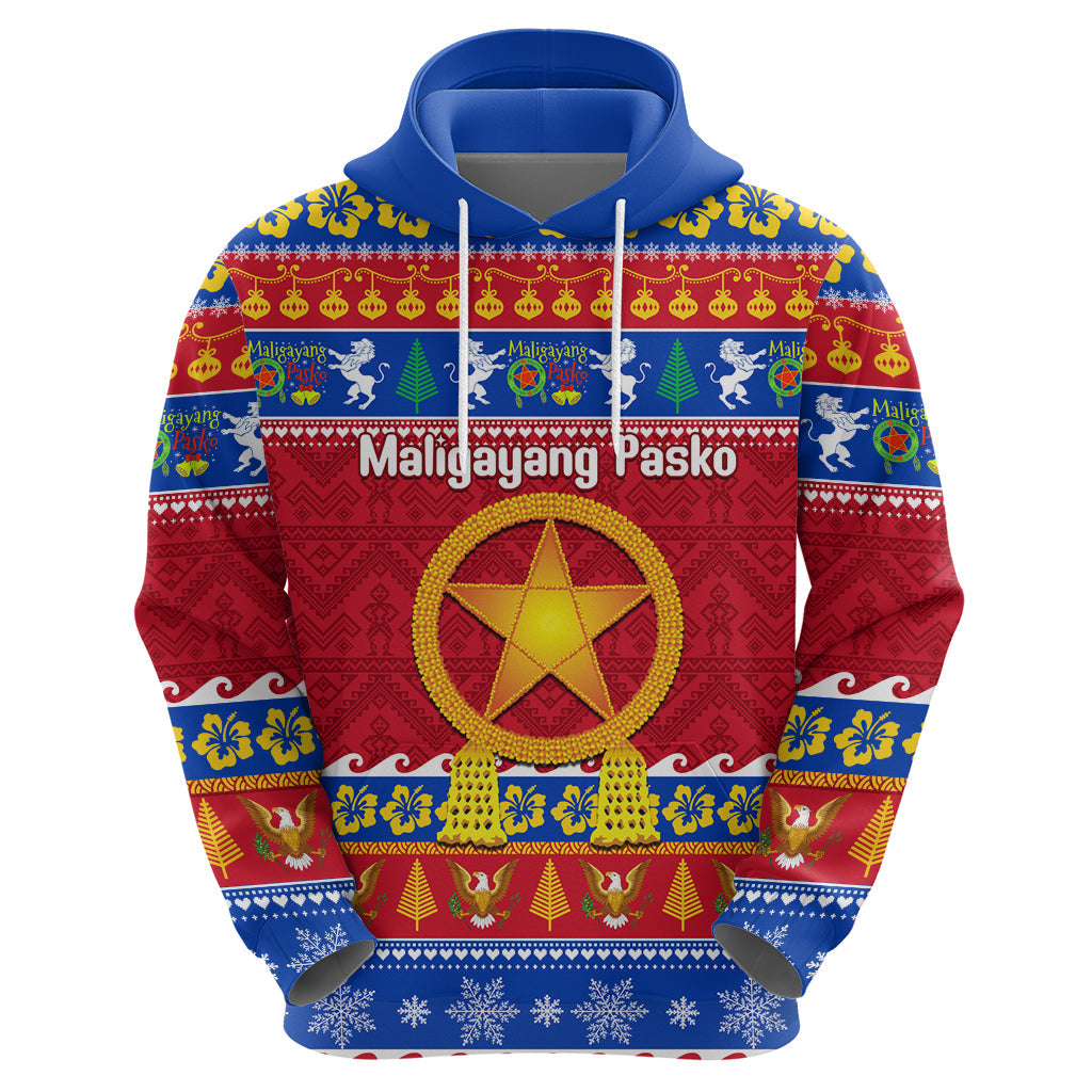 Custom Philippines Christmas Hoodie Filipino Parol Maligayang Pasko LT14