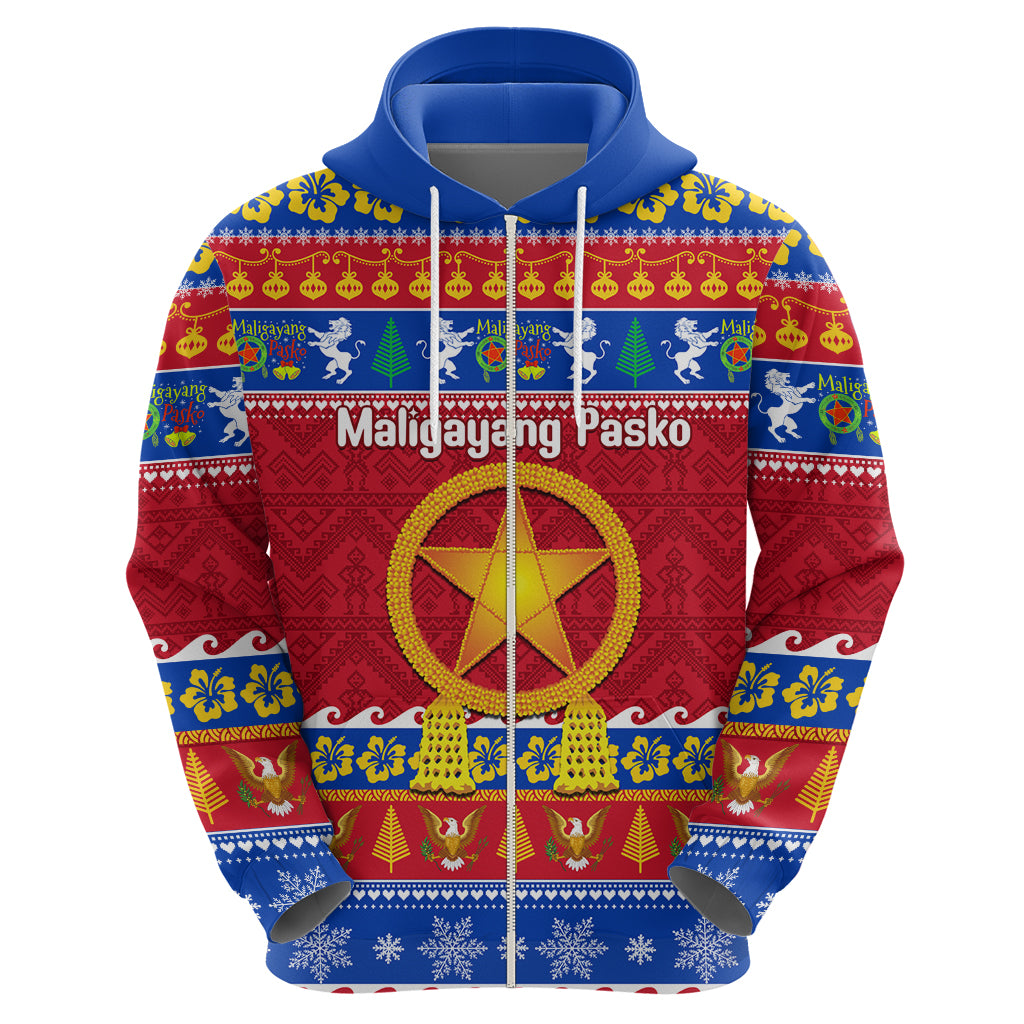 Custom Philippines Christmas Hoodie Filipino Parol Maligayang Pasko LT14