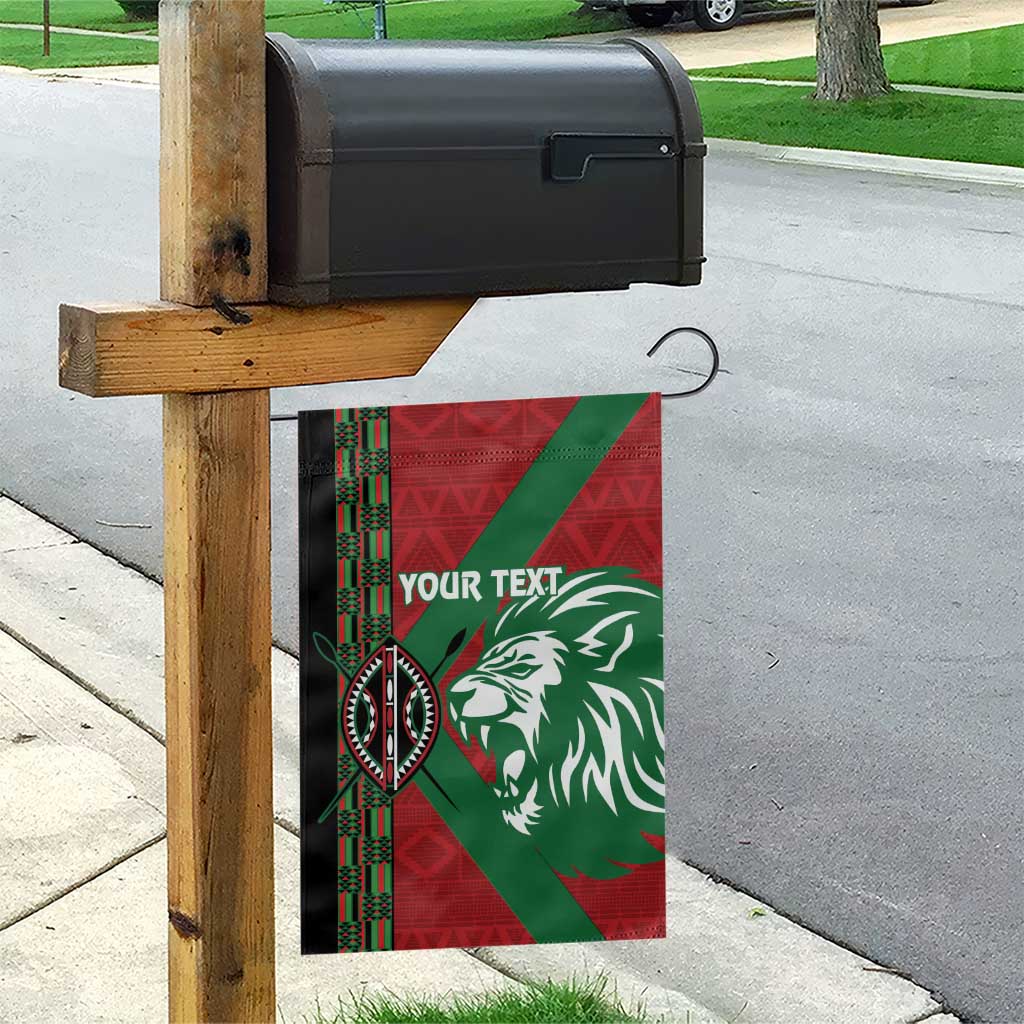 Afro Kenya Rugby Custom Garden Flag Go Lionesses - African Pattern LT14