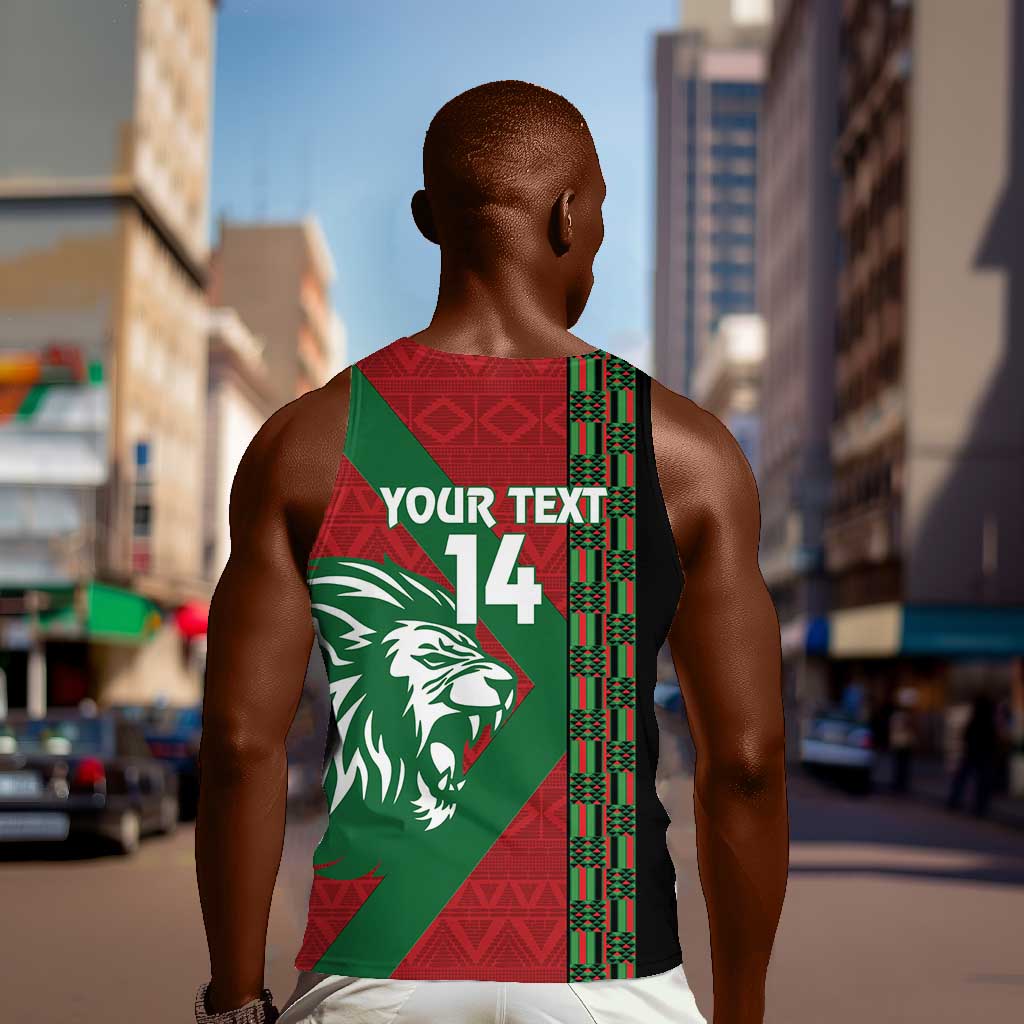 Afro Kenya Rugby Custom Men Tank Top Go Lionesses - African Pattern LT14