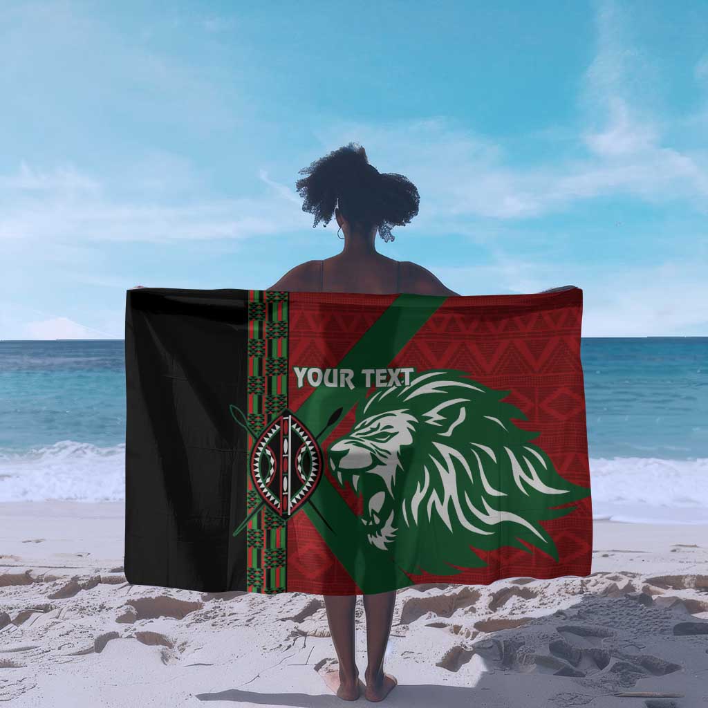 Afro Kenya Rugby Custom Sarong Go Lionesses - African Pattern LT14