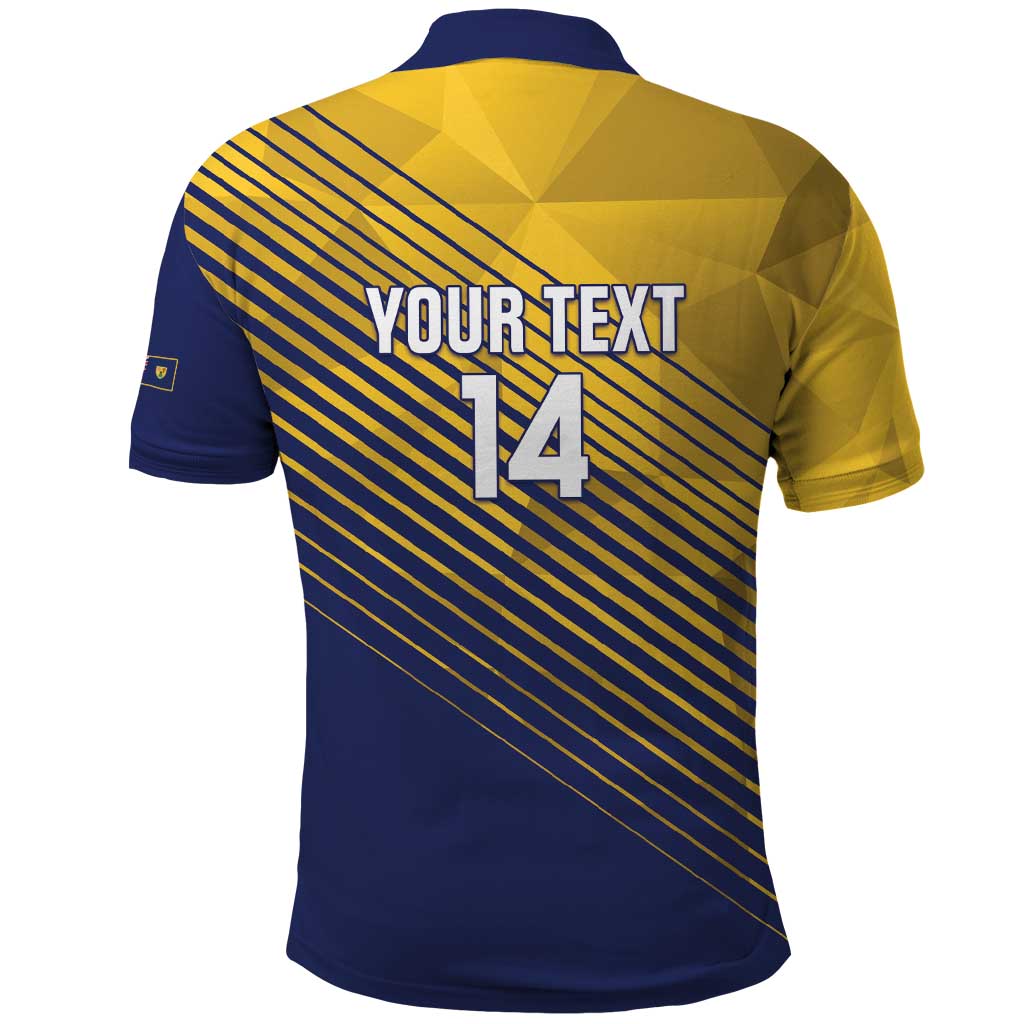 Custom Turks and Caicos Islands Football Polo Shirt 2025 Go Champions LT14