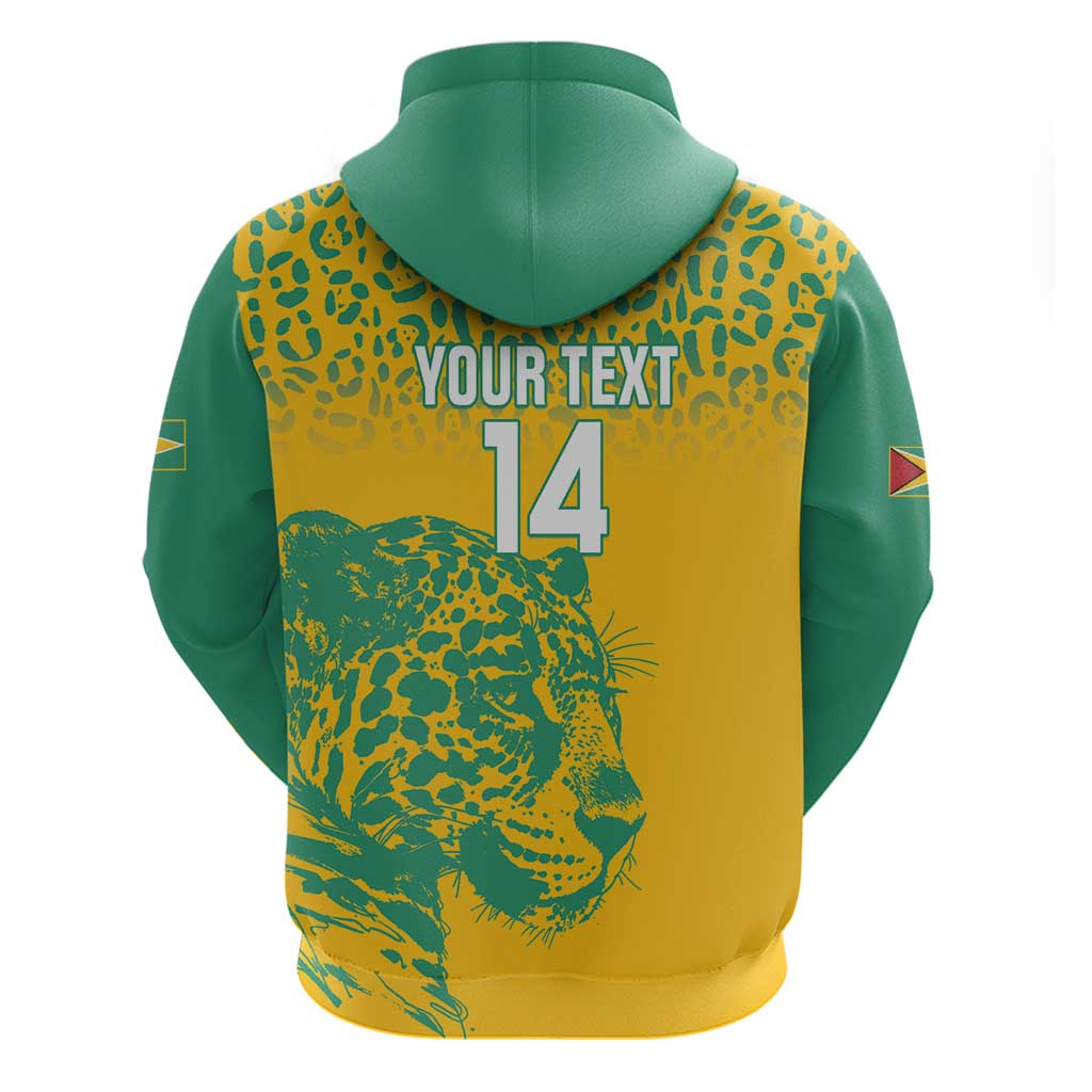 Custom Guyana Football Hoodie 2025 Go Golden Jaguars LT14