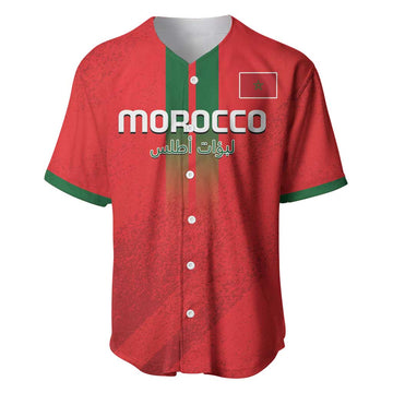 Custom Morocco Football Baseball Jersey Go Lionesses of Atlas LT14