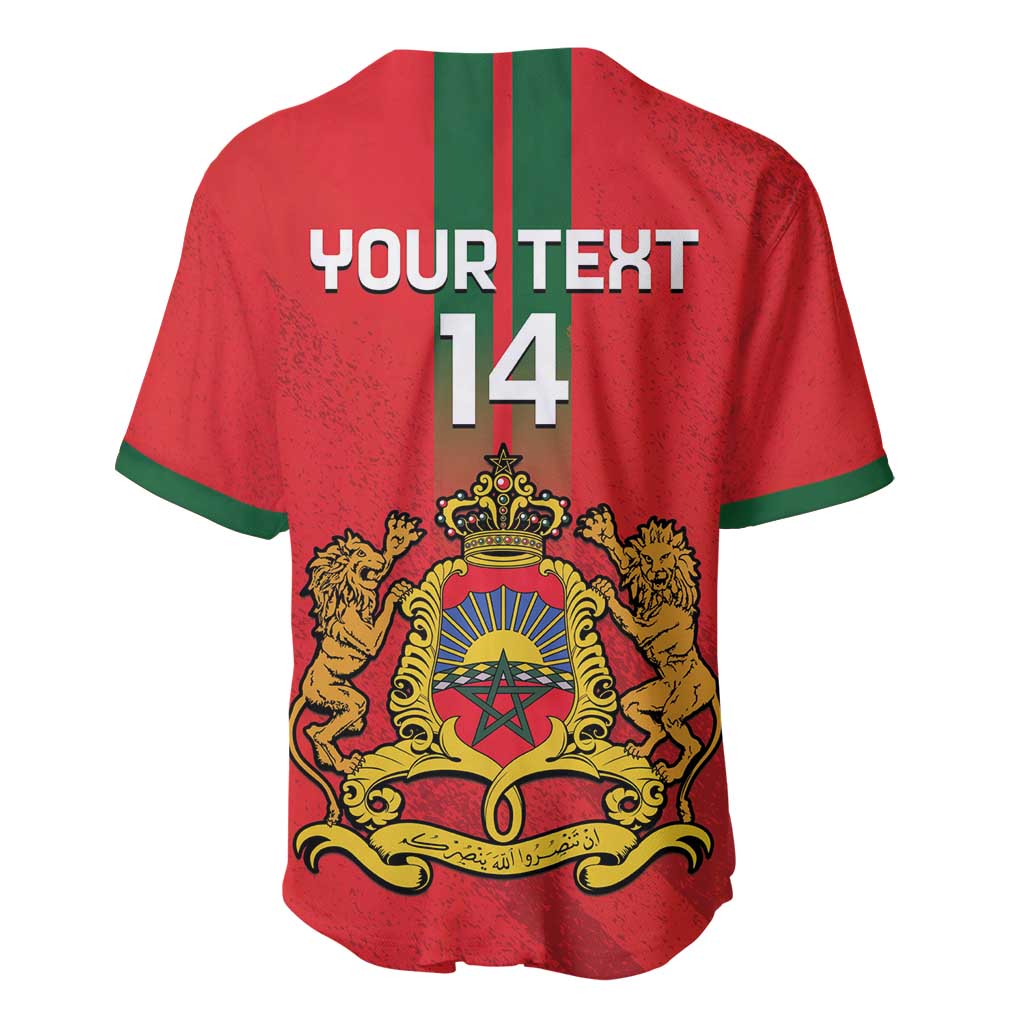 Custom Morocco Football Baseball Jersey Go Lionesses of Atlas LT14