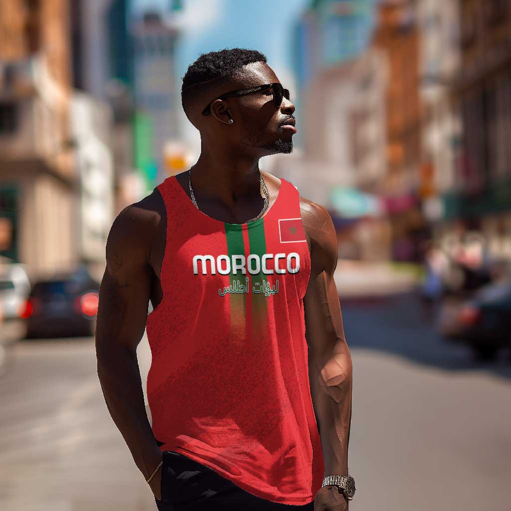 Custom Morocco Football Men Tank Top Go Lionesses of Atlas LT14