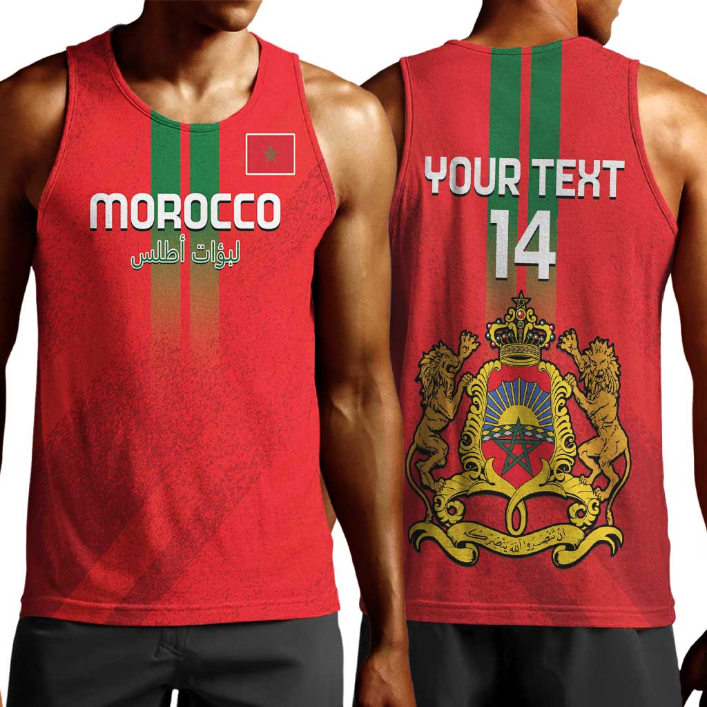Custom Morocco Football Men Tank Top Go Lionesses of Atlas LT14