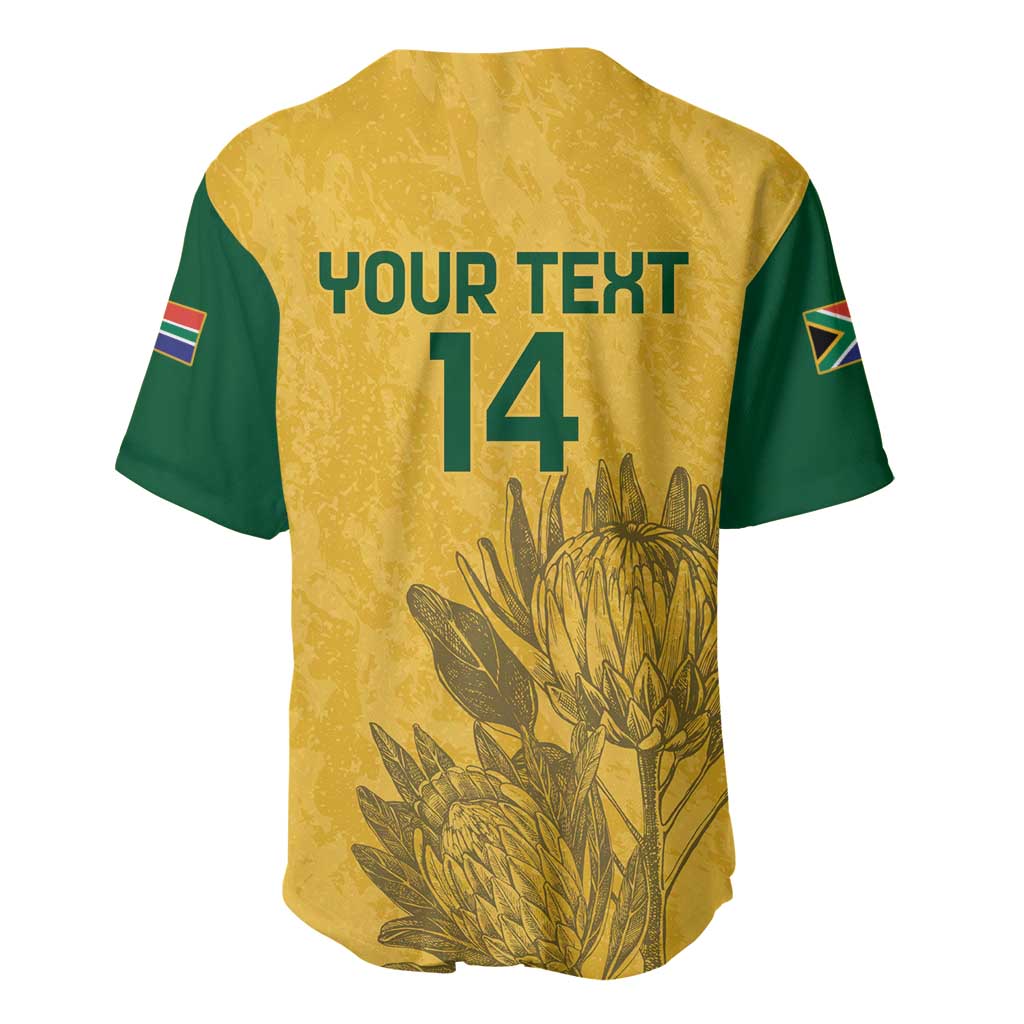 Custom South Africa Soccer Baseball Jersey Go Banyana Banyana Proteas LT14