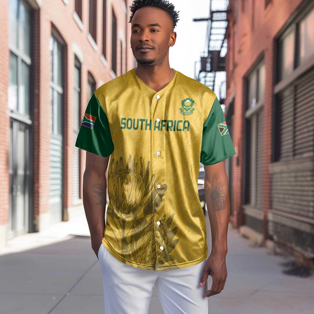 Custom South Africa Soccer Baseball Jersey Go Banyana Banyana Proteas LT14