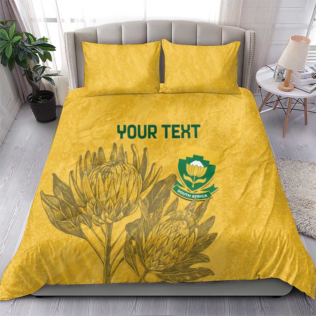 Custom South Africa Soccer Bedding Set Go Banyana Banyana Proteas LT14