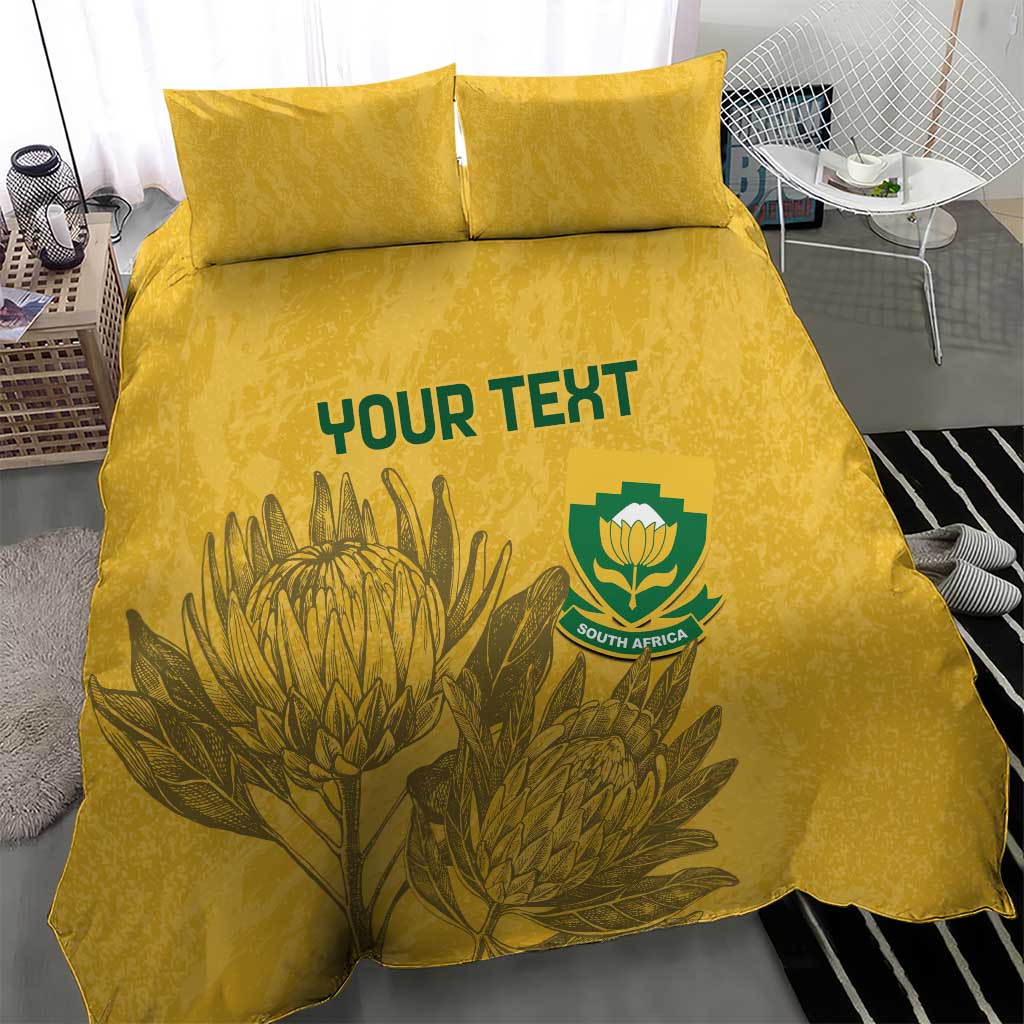 Custom South Africa Soccer Bedding Set Go Banyana Banyana Proteas LT14
