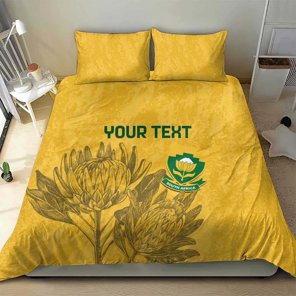 Custom South Africa Soccer Bedding Set Go Banyana Banyana Proteas LT14