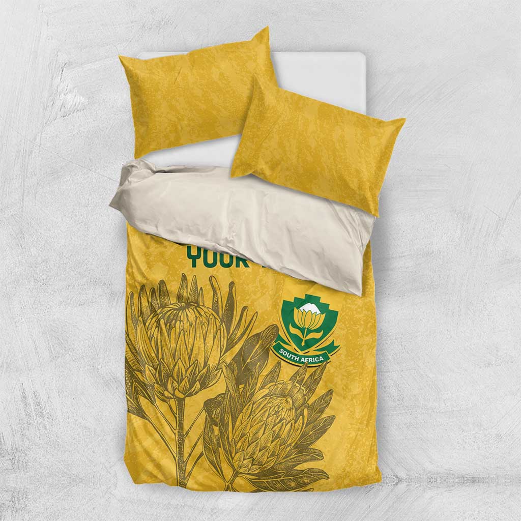 Custom South Africa Soccer Bedding Set Go Banyana Banyana Proteas LT14