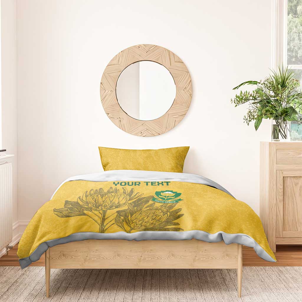 Custom South Africa Soccer Bedding Set Go Banyana Banyana Proteas LT14