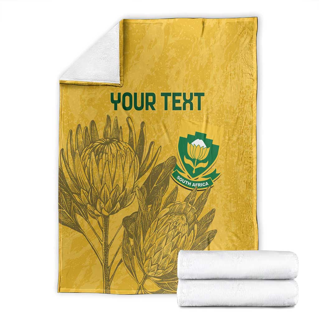 Custom South Africa Soccer Blanket Go Banyana Banyana Proteas LT14