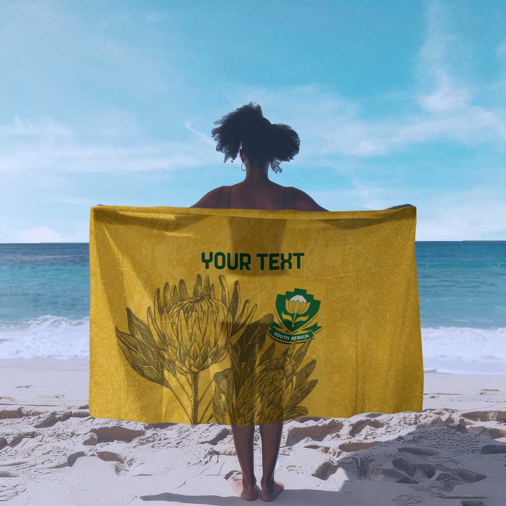 Custom South Africa Soccer Sarong Go Banyana Banyana Proteas LT14