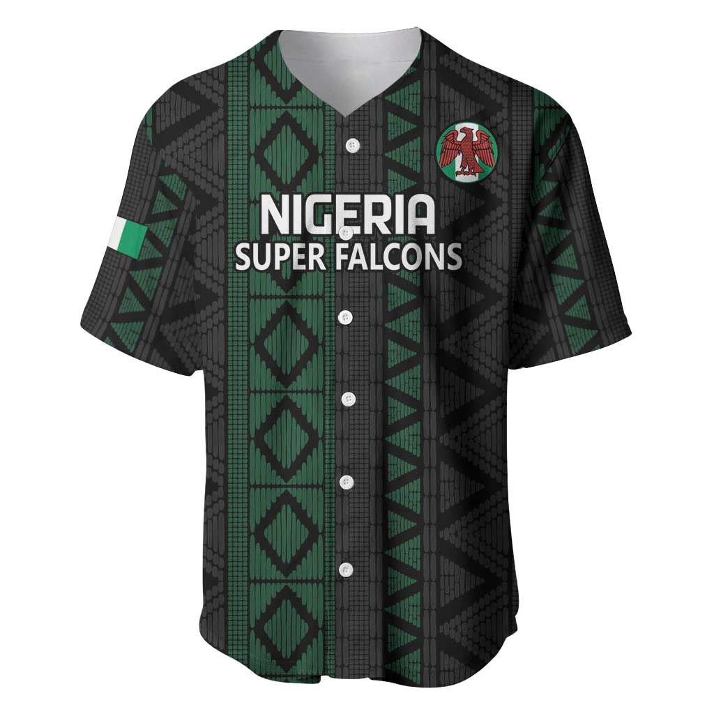 Custom Nigeria Football Baseball Jersey Go Super Falcons African Pattern LT14
