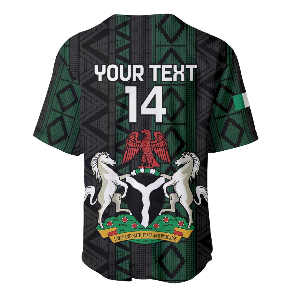 Custom Nigeria Football Baseball Jersey Go Super Falcons African Pattern LT14