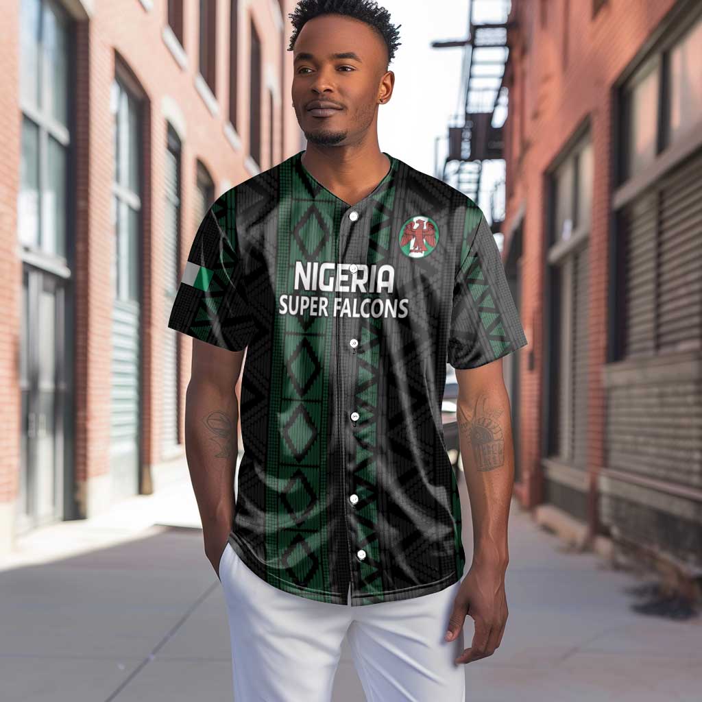 Custom Nigeria Football Baseball Jersey Go Super Falcons African Pattern LT14