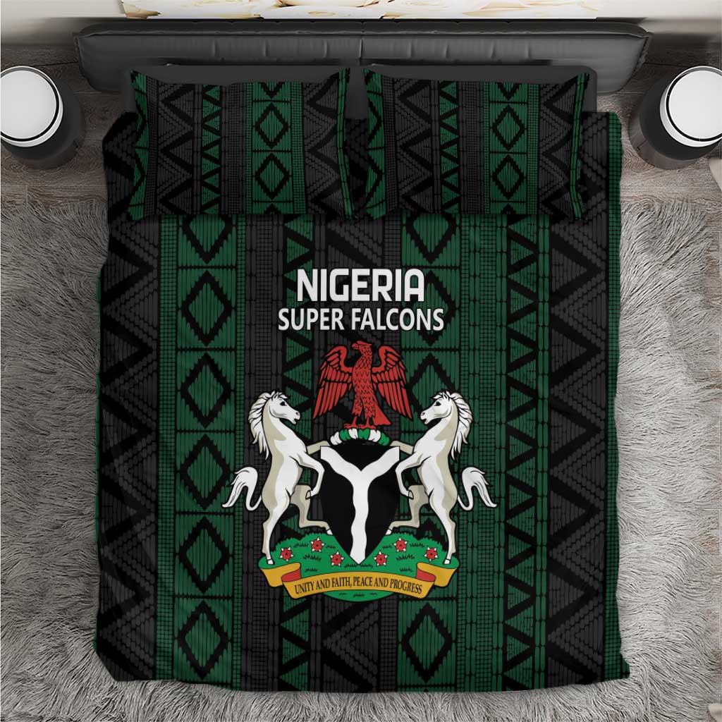 Nigeria Football Bedding Set Go Super Falcons African Pattern LT14