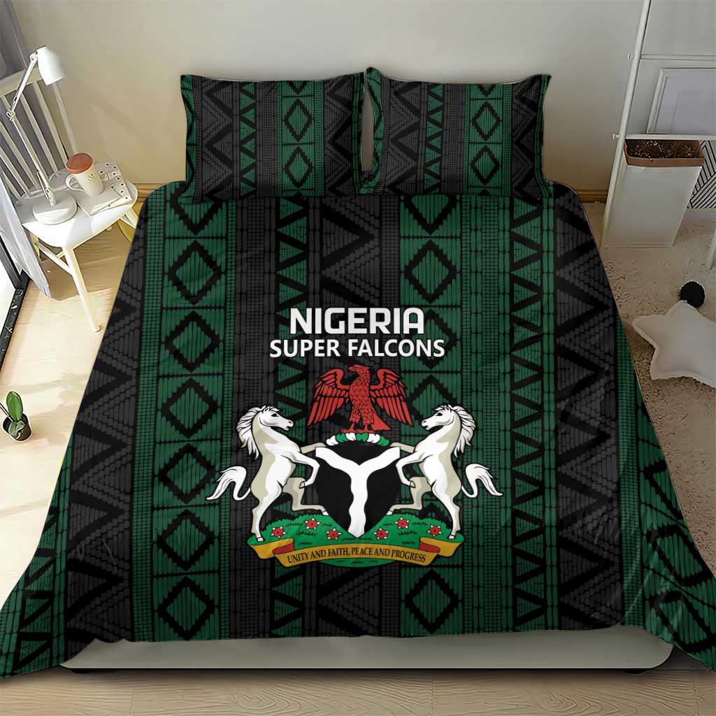 Nigeria Football Bedding Set Go Super Falcons African Pattern LT14