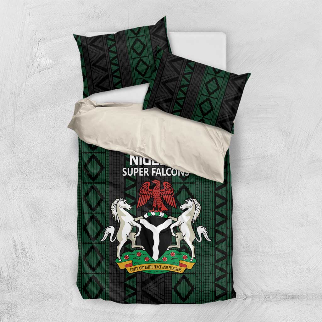 Nigeria Football Bedding Set Go Super Falcons African Pattern LT14