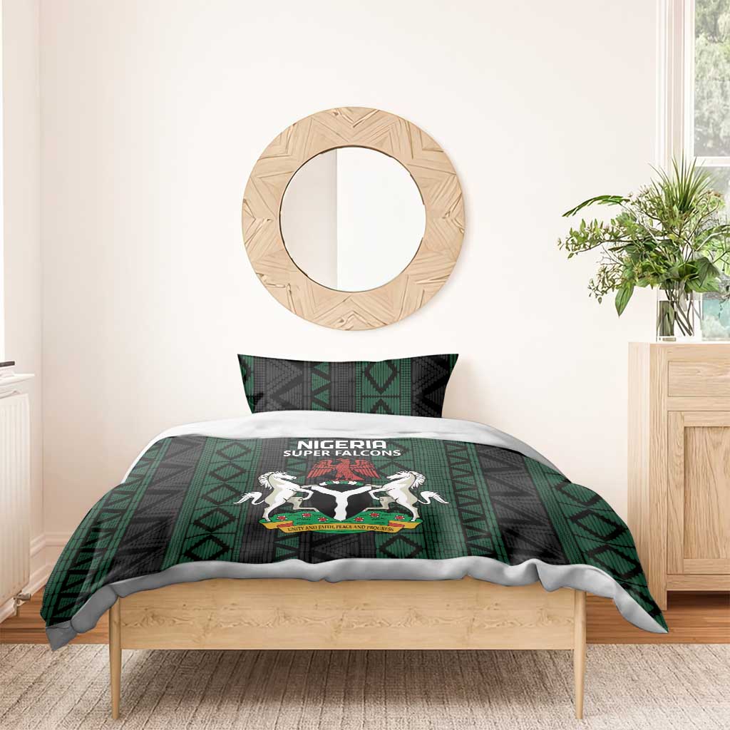 Nigeria Football Bedding Set Go Super Falcons African Pattern LT14