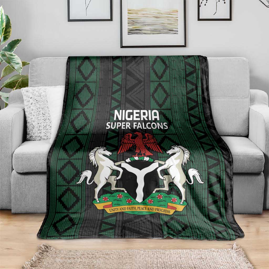 Nigeria Football Blanket Go Super Falcons African Pattern LT14