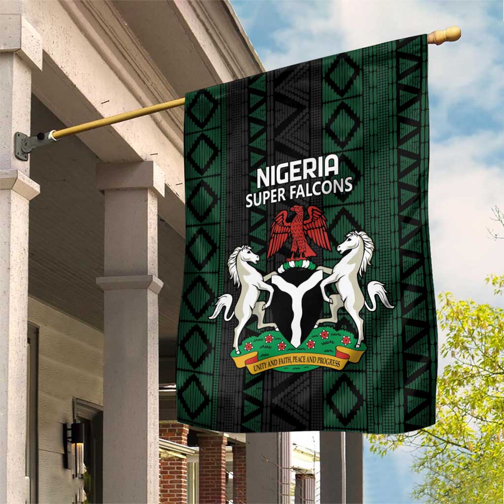 Nigeria Football Garden Flag Go Super Falcons African Pattern LT14