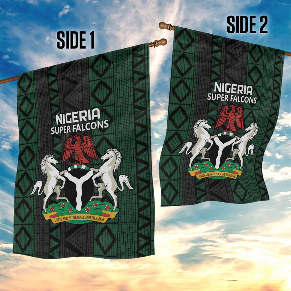 Nigeria Football Garden Flag Go Super Falcons African Pattern LT14