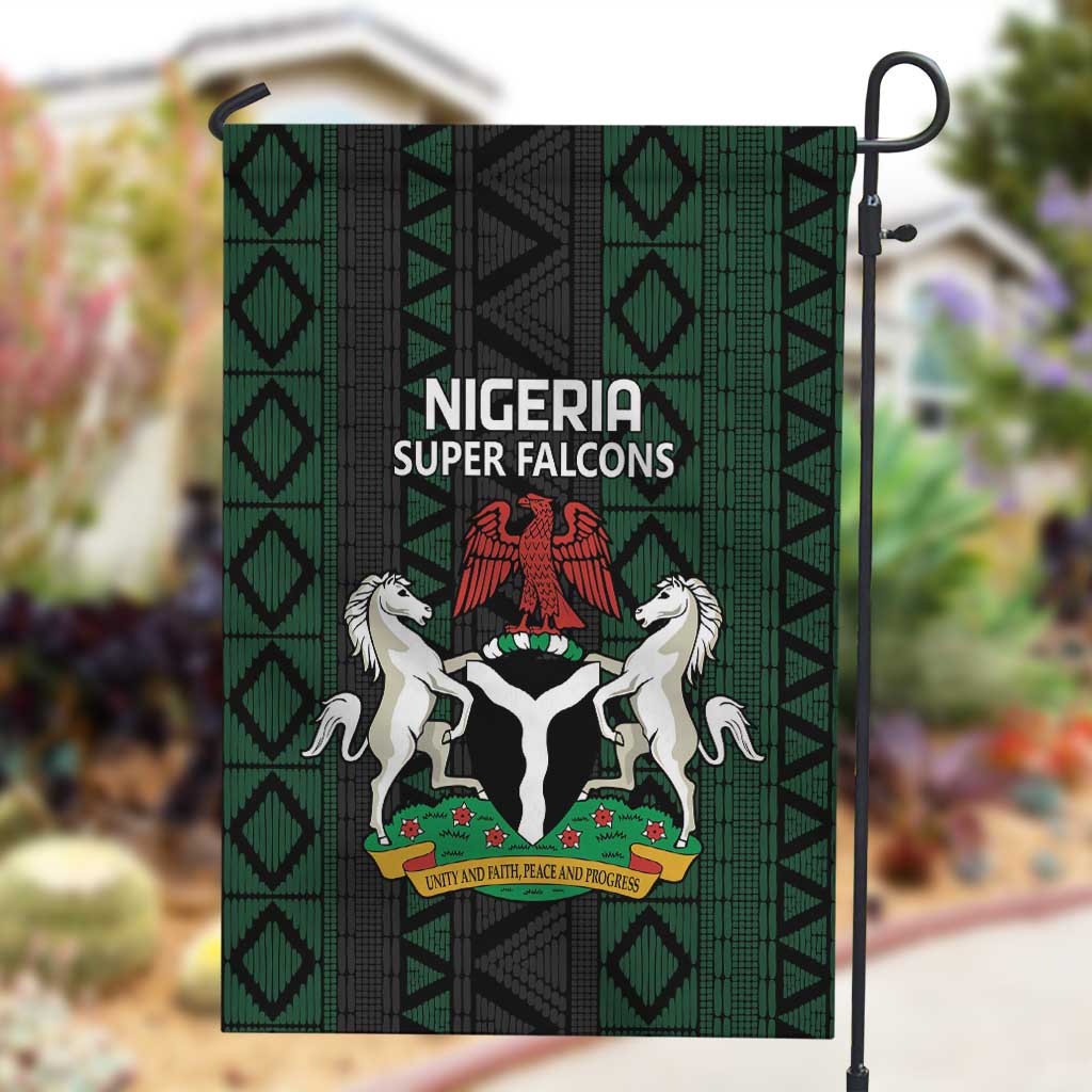 Nigeria Football Garden Flag Go Super Falcons African Pattern LT14