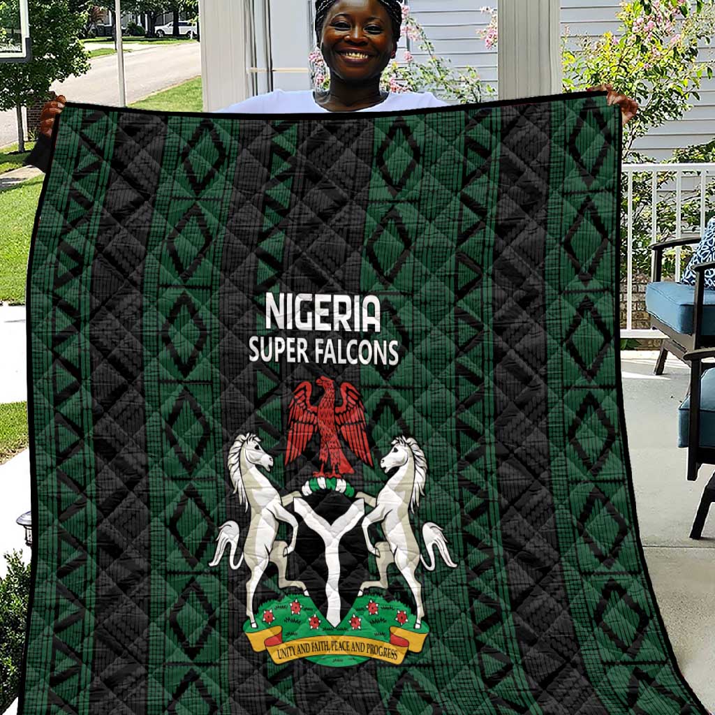 Nigeria Football Quilt Go Super Falcons African Pattern LT14