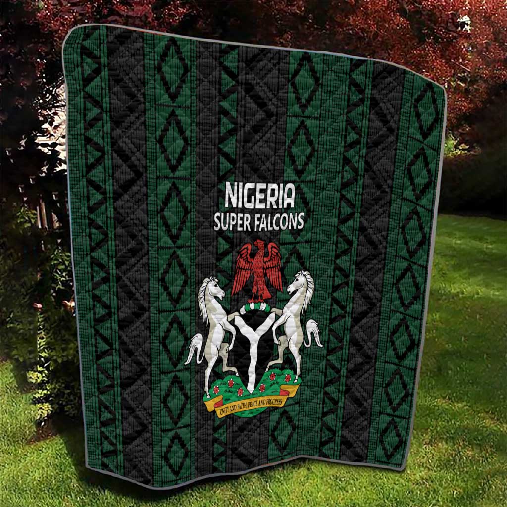 Nigeria Football Quilt Go Super Falcons African Pattern LT14