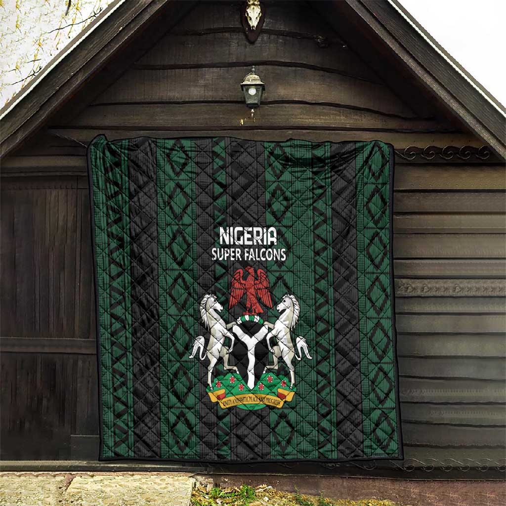 Nigeria Football Quilt Go Super Falcons African Pattern LT14
