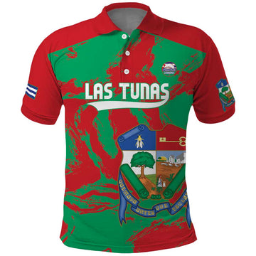 La Tunas 2025 Baseball Custom Polo Shirt Cuba Go Champions LT14