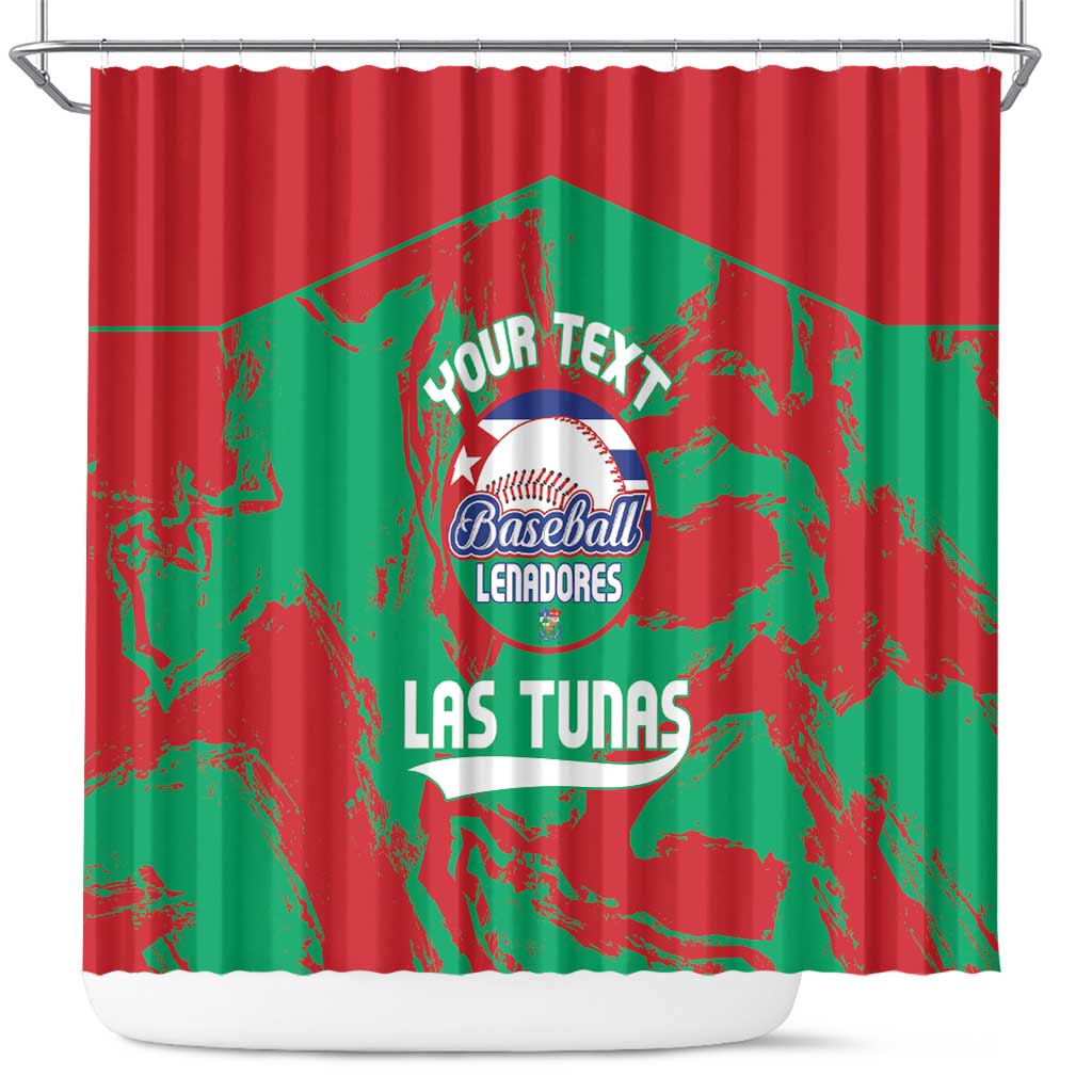 La Tunas 2025 Baseball Custom Shower Curtain Cuba Go Champions LT14
