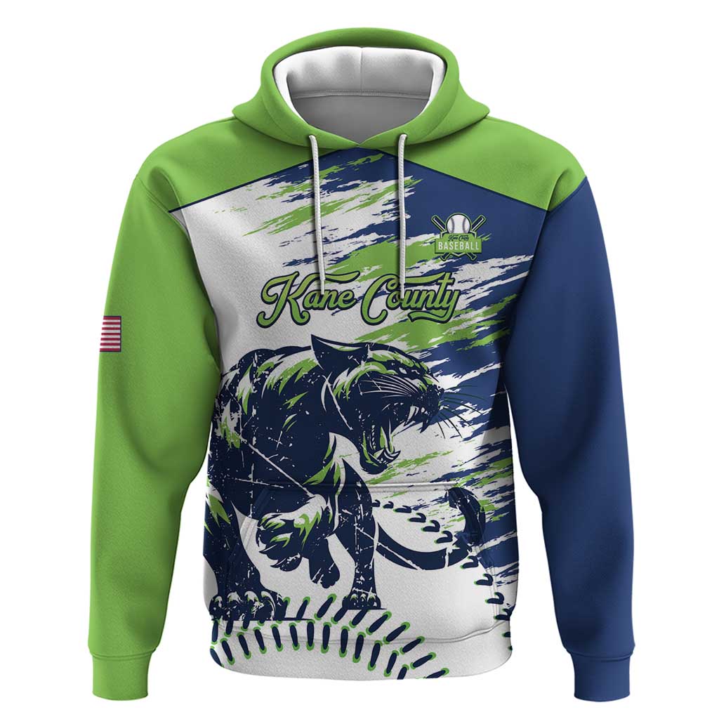 Kane County 2025 Baseball Custom Hoodie Come On Cougar LT14