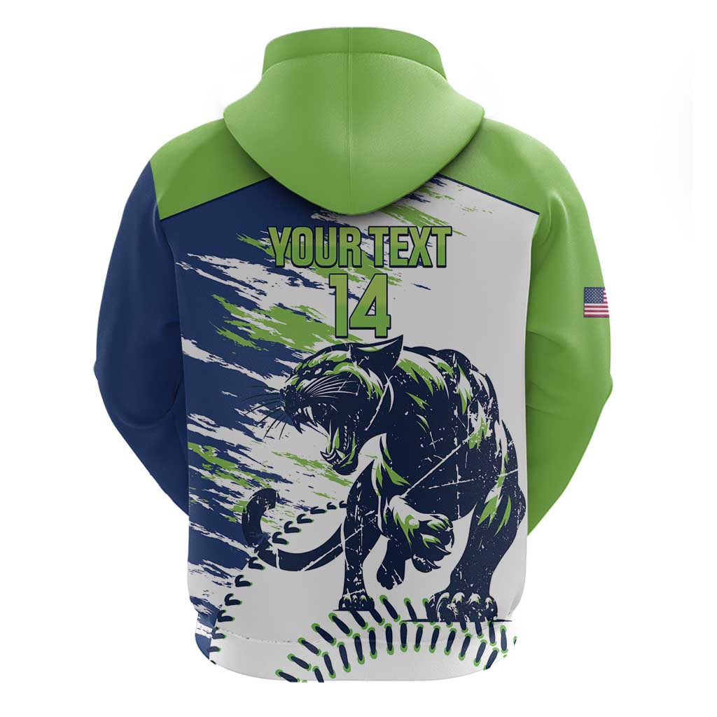 Kane County 2025 Baseball Custom Hoodie Come On Cougar LT14