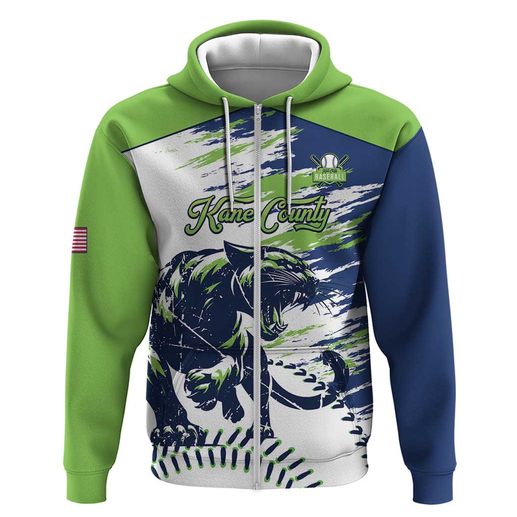 Kane County 2025 Baseball Custom Hoodie Come On Cougar LT14
