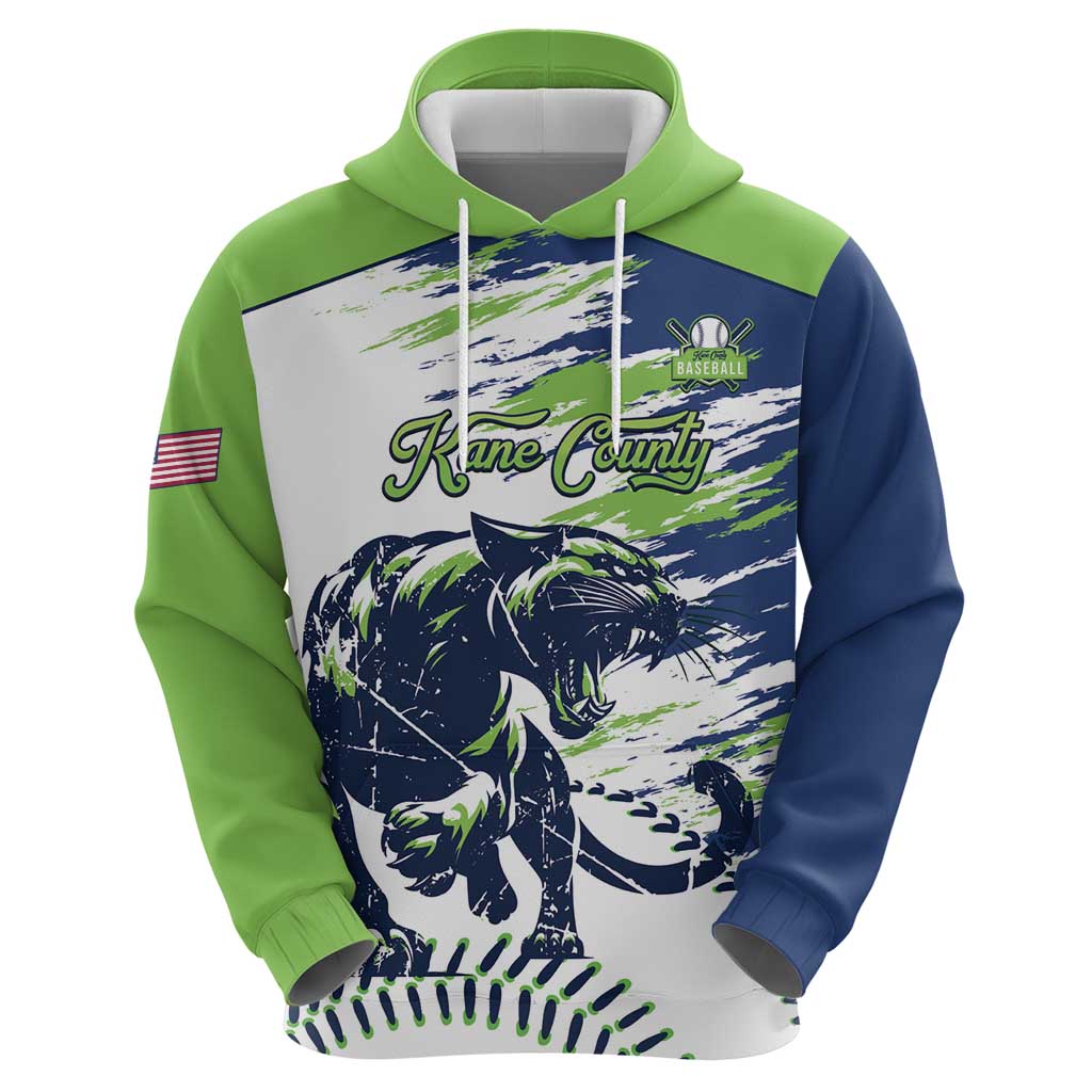 Kane County 2025 Baseball Custom Hoodie Come On Cougar LT14