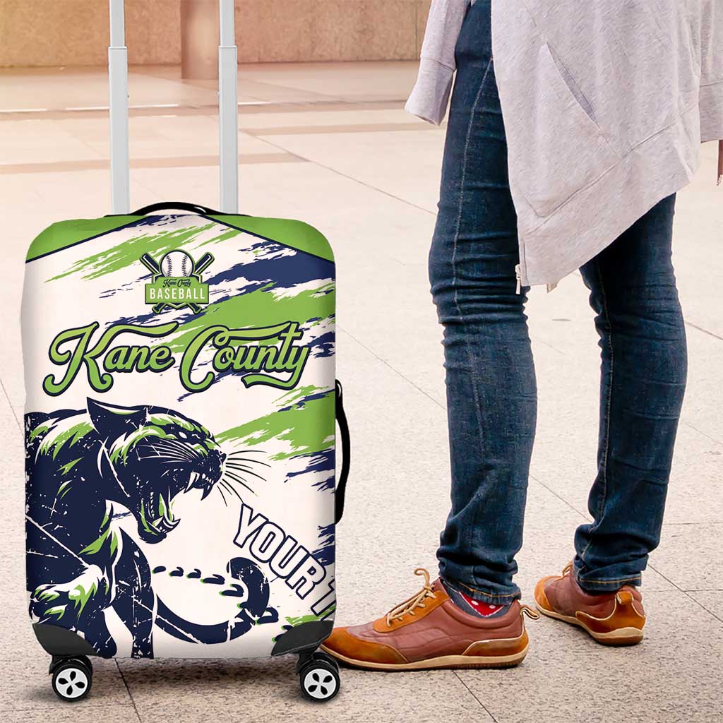 Kane County 2025 Baseball Custom Luggage Cover Come On Cougar LT14