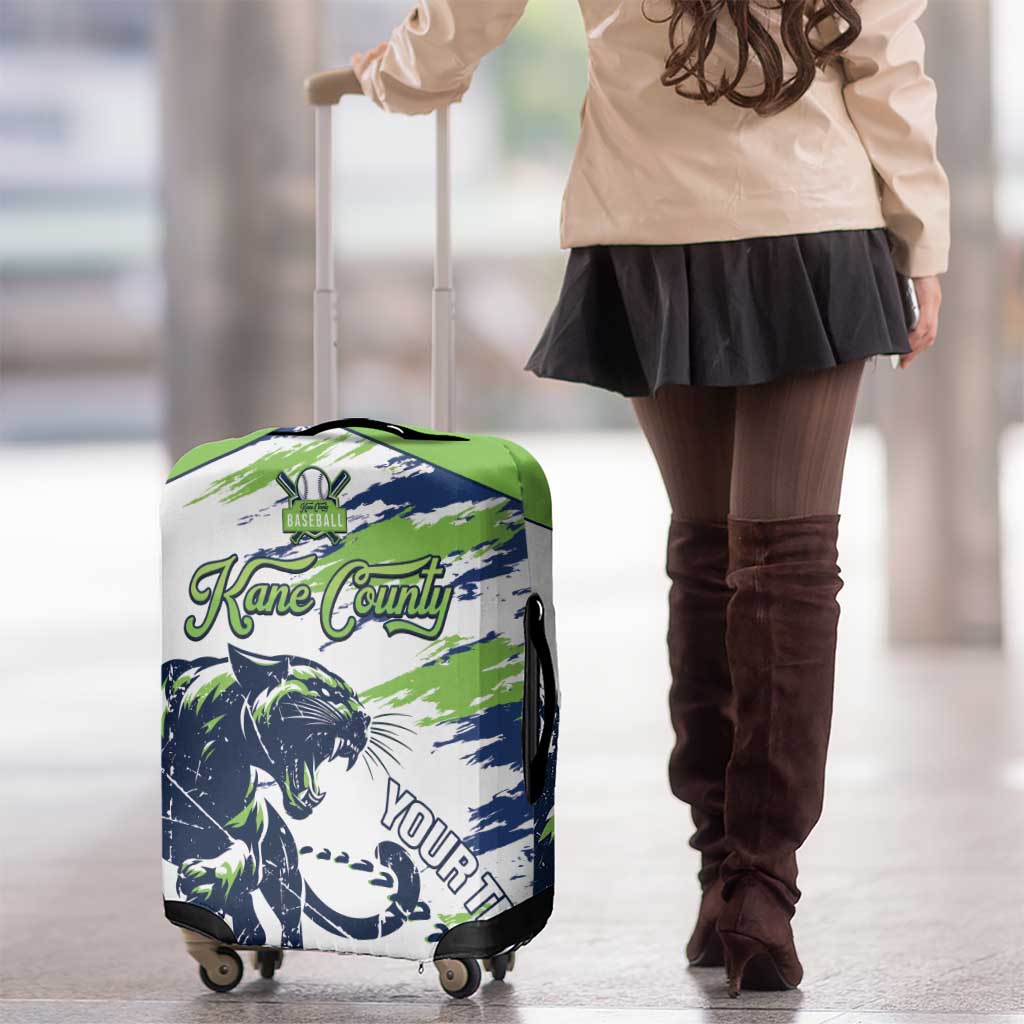 Kane County 2025 Baseball Custom Luggage Cover Come On Cougar LT14