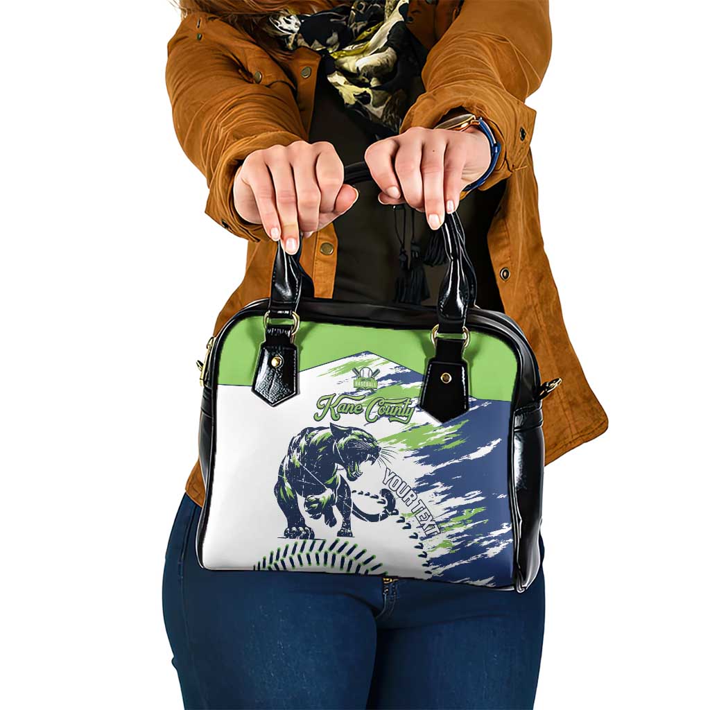 Kane County 2025 Baseball Custom Shoulder Handbag Come On Cougar LT14