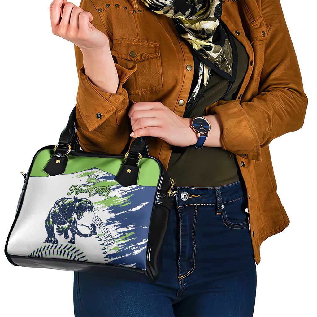 Kane County 2025 Baseball Custom Shoulder Handbag Come On Cougar LT14