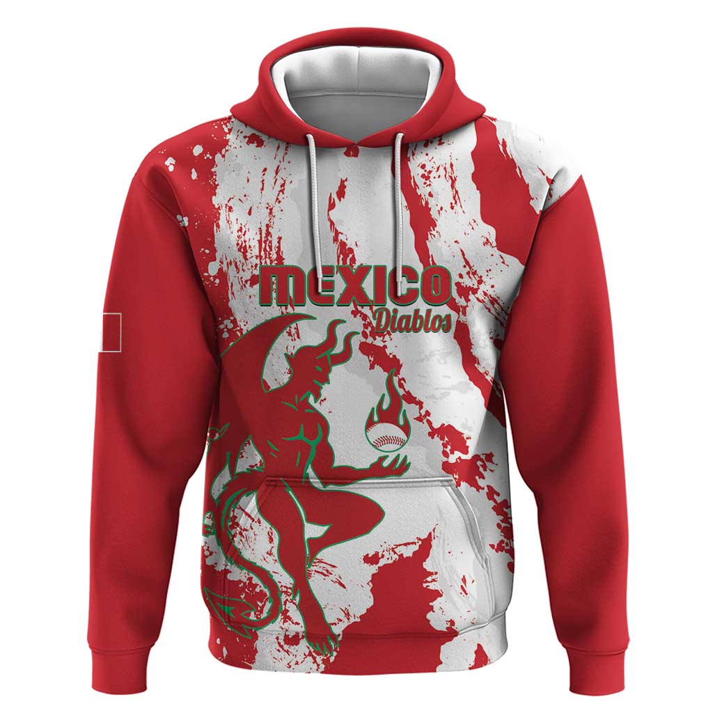 Diablos Rojos 2025 Baseball Custom Hoodie Come On Mexico LT14