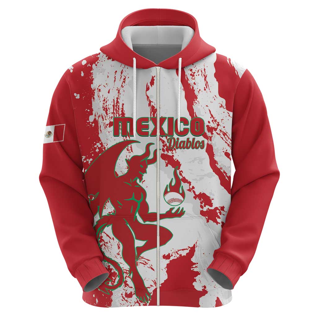 Diablos Rojos 2025 Baseball Custom Hoodie Come On Mexico LT14