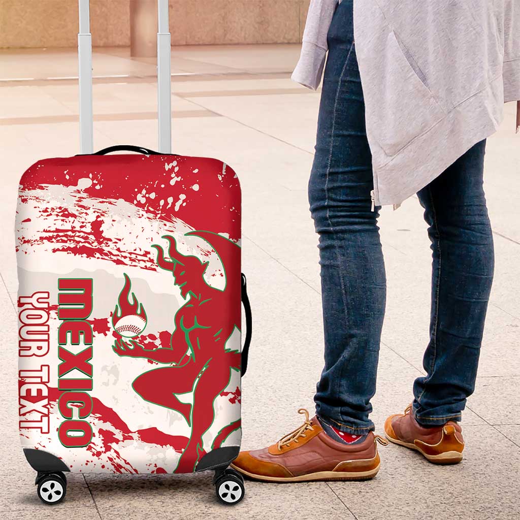 Diablos Rojos 2025 Baseball Custom Luggage Cover Come On Mexico LT14