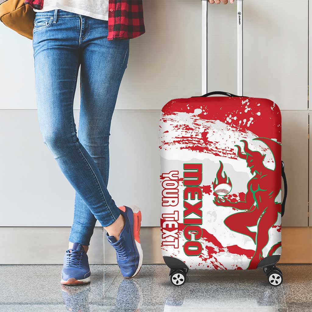 Diablos Rojos 2025 Baseball Custom Luggage Cover Come On Mexico LT14