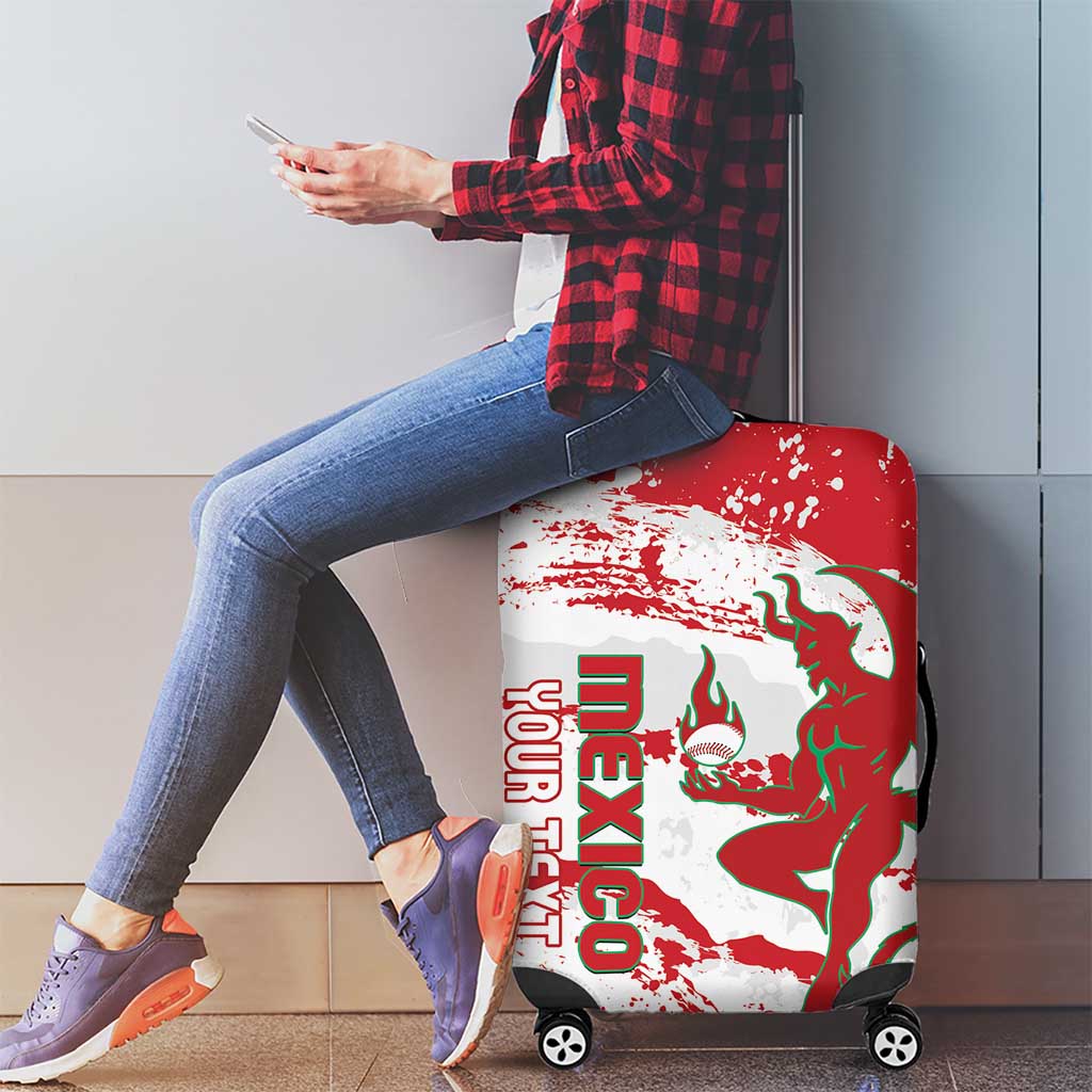 Diablos Rojos 2025 Baseball Custom Luggage Cover Come On Mexico LT14